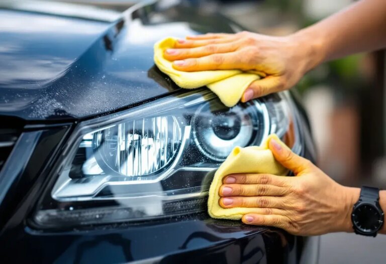 Comment nettoyer les phares de voiture avec du vinaigre blanc