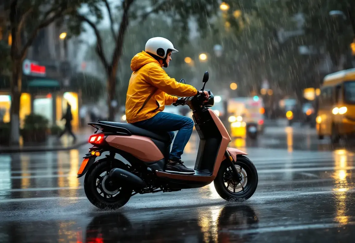 Utiliser une trottinette électrique sous la pluie : conseils et précautions